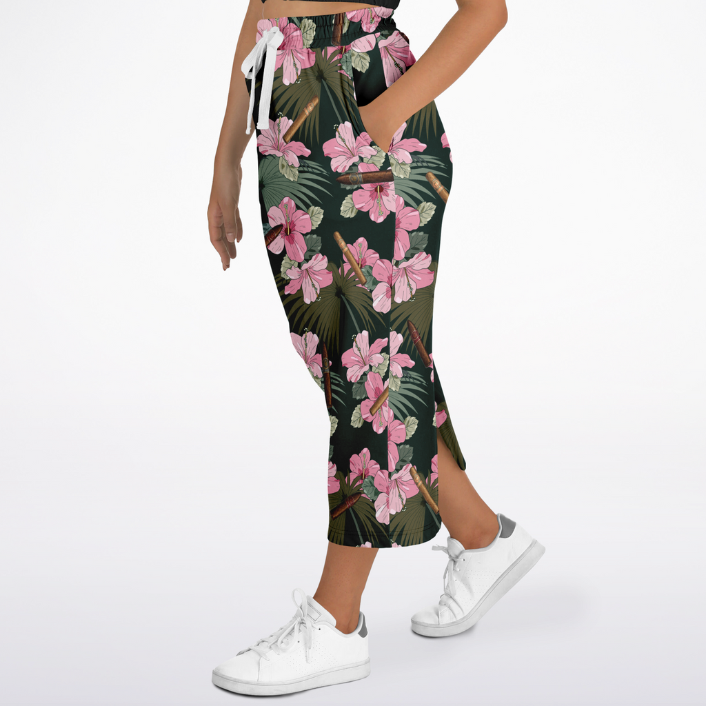 Capa Flora - Pink Long Tropical Skirt
