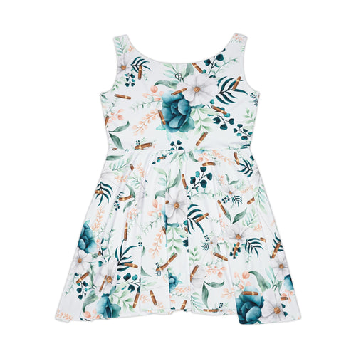 Capa Flora -  Blue & White Botanical Dress