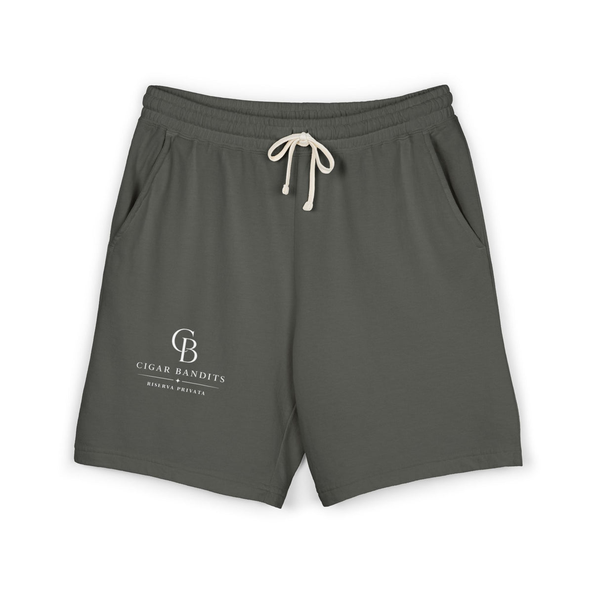 Habano -  White Logo Fleece Shorts