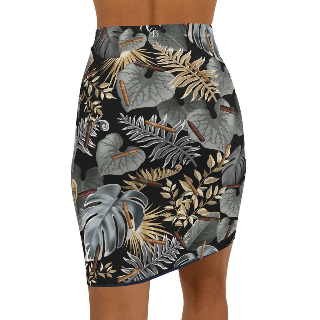 Capa Flora -  Tropical Pencil Skirt