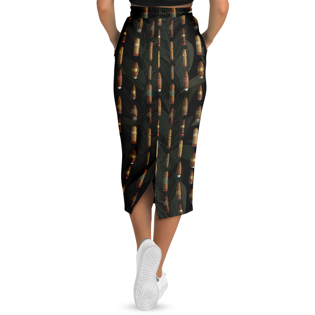 Capa Flora - Cigar Long Tropical Skirt
