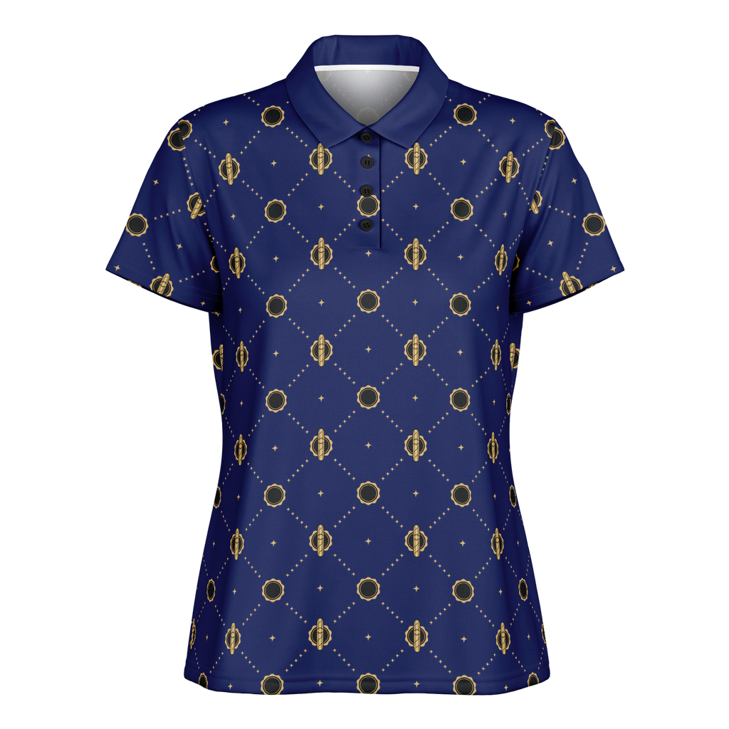 Viso Gold Link - Blue Polo Shirt