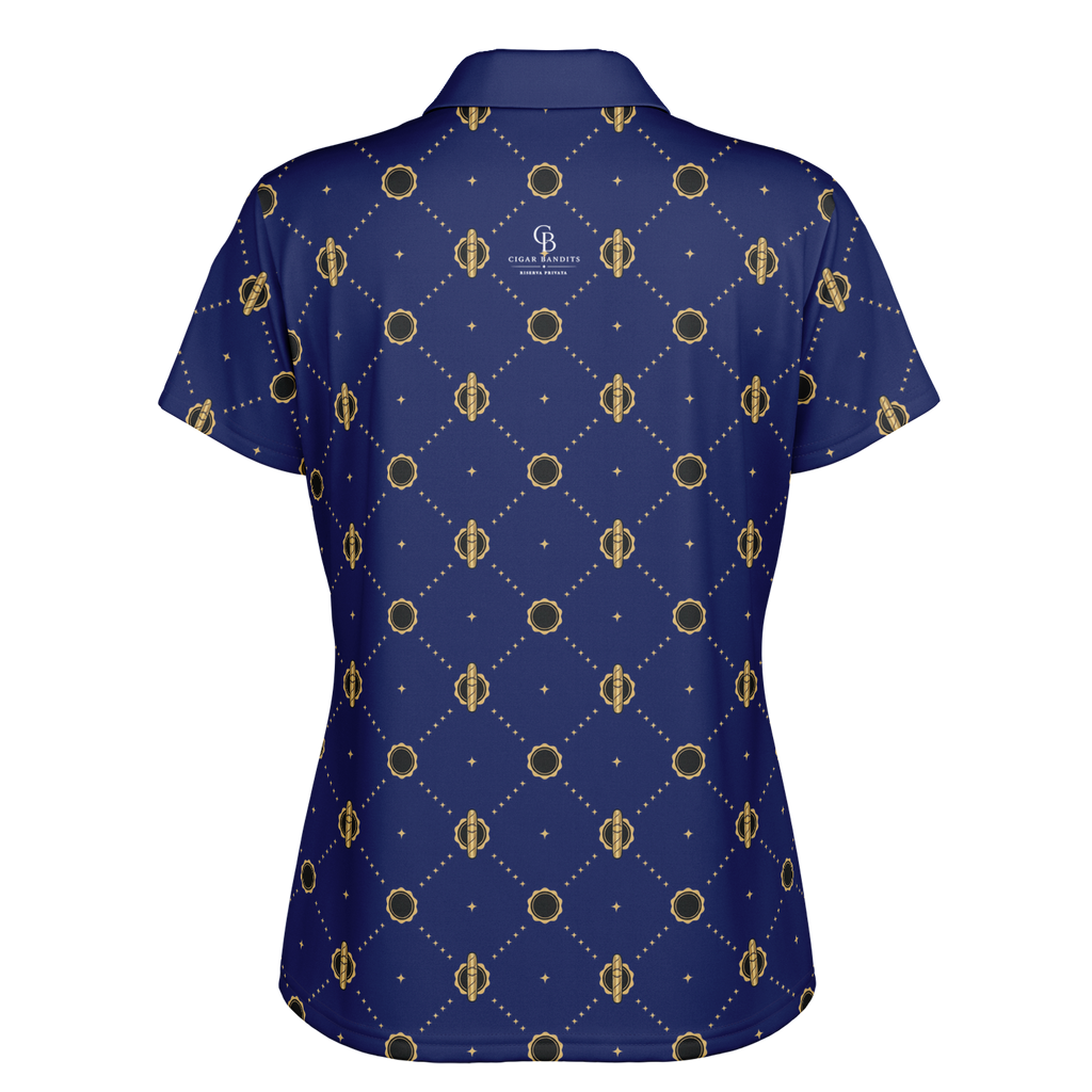 Viso Gold Link - Blue Polo Shirt