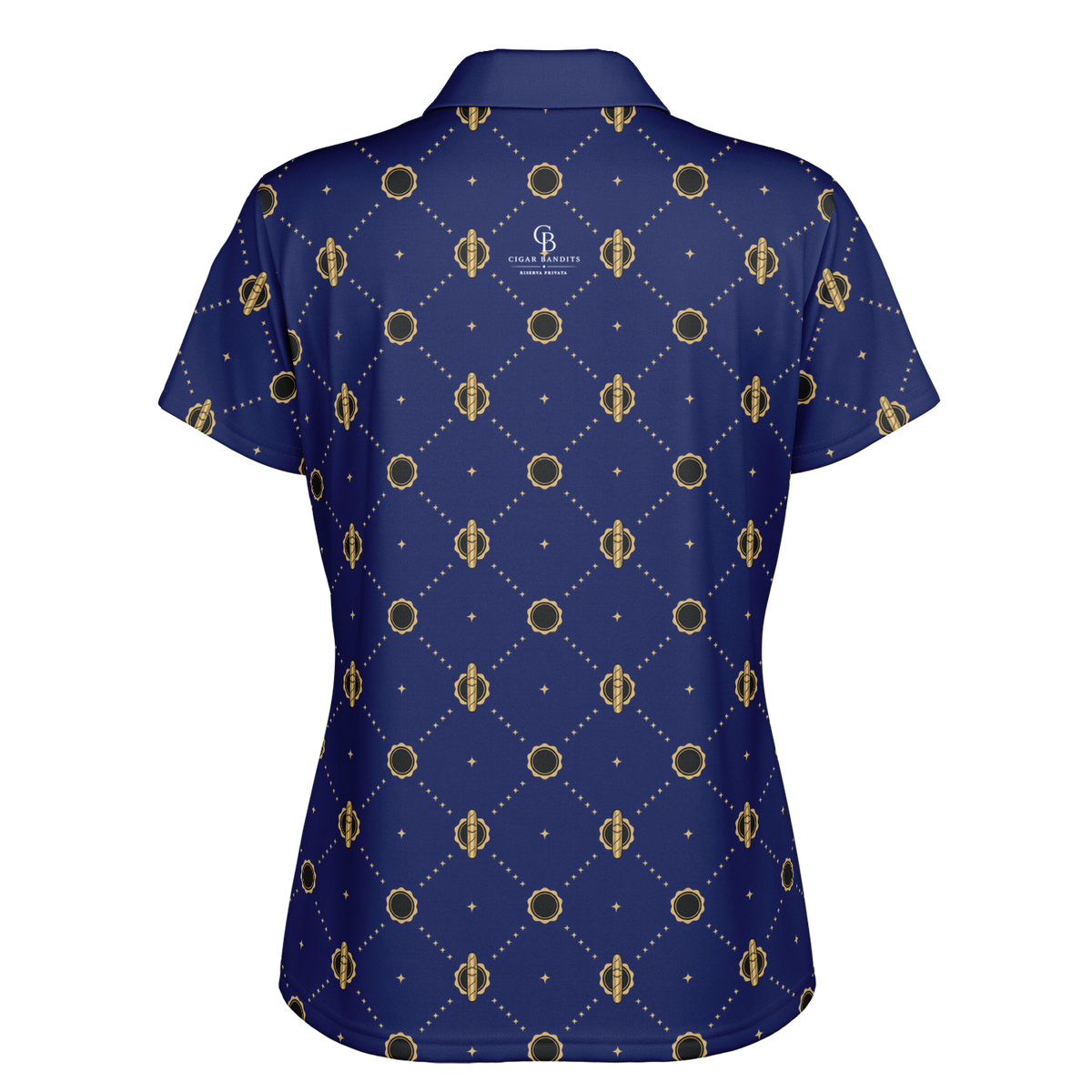 Viso Gold Link - Blue Polo Shirt