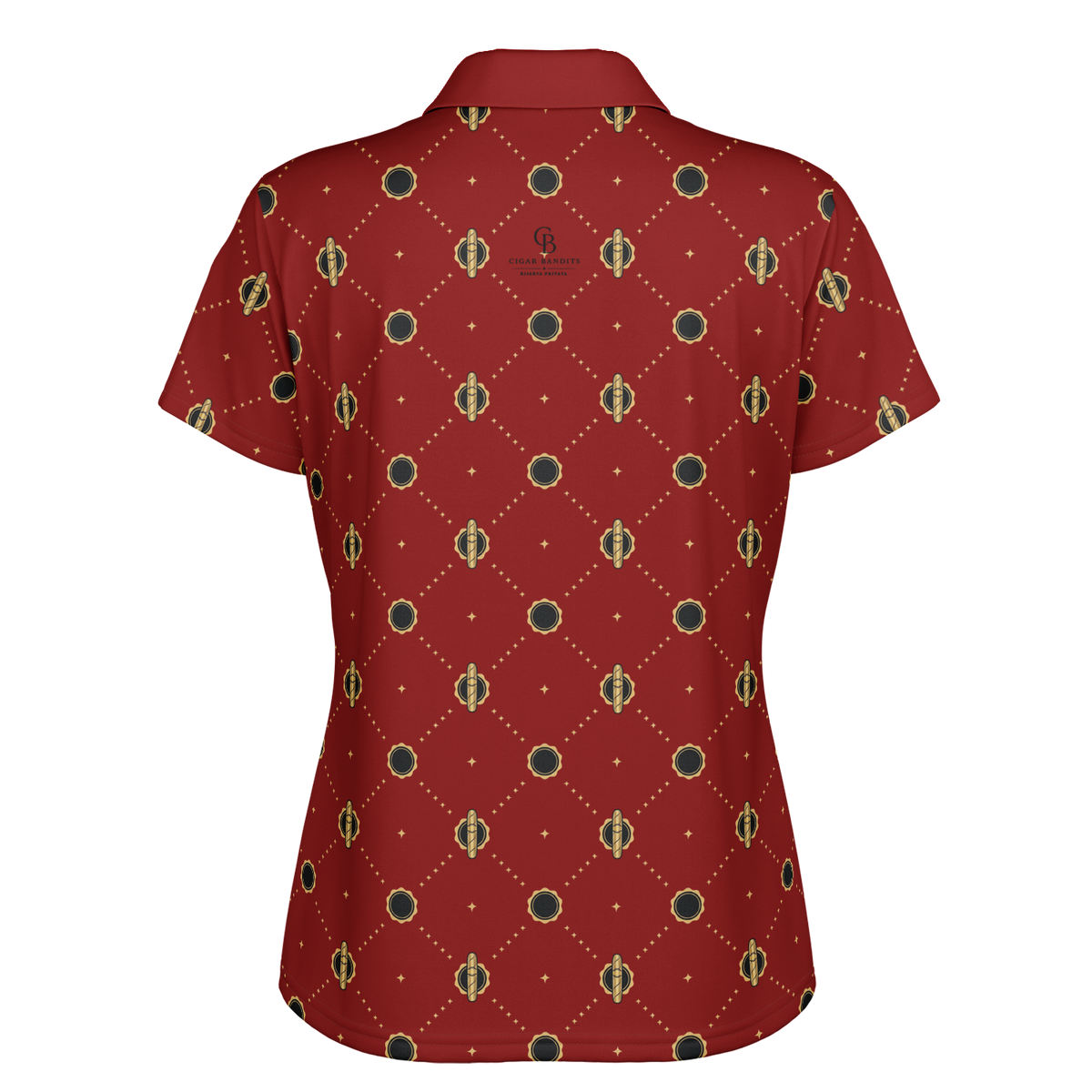 Viso Gold Link - Red Polo Shirt