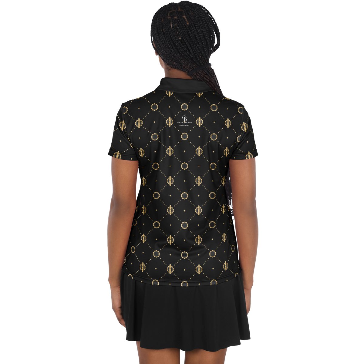 Viso Gold Link - Black Polo Shirt