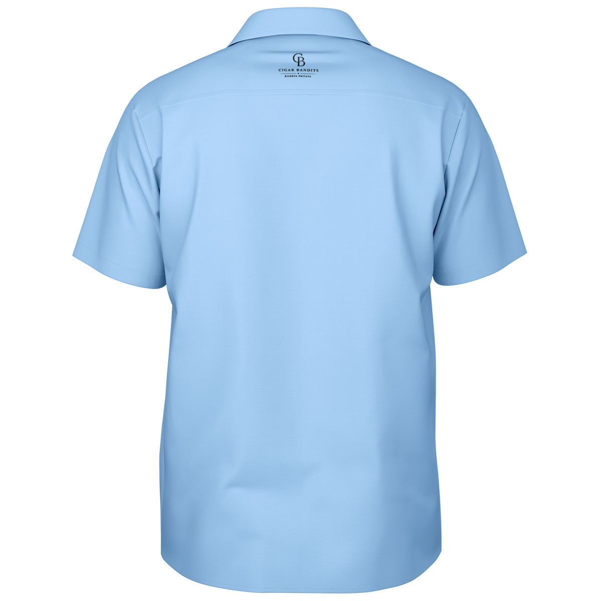 Retro Smoke no.4 - Sky Blue & White