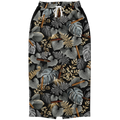 Capa Flora - Grey Long Tropical Skirt