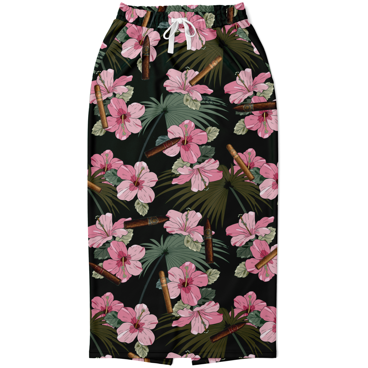 Capa Flora - Pink Long Tropical Skirt