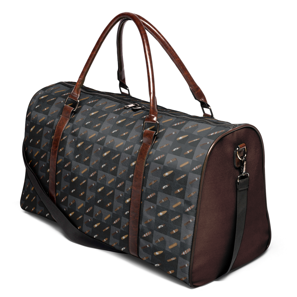 Grand Puro Duffle Bag (Black & Brown)