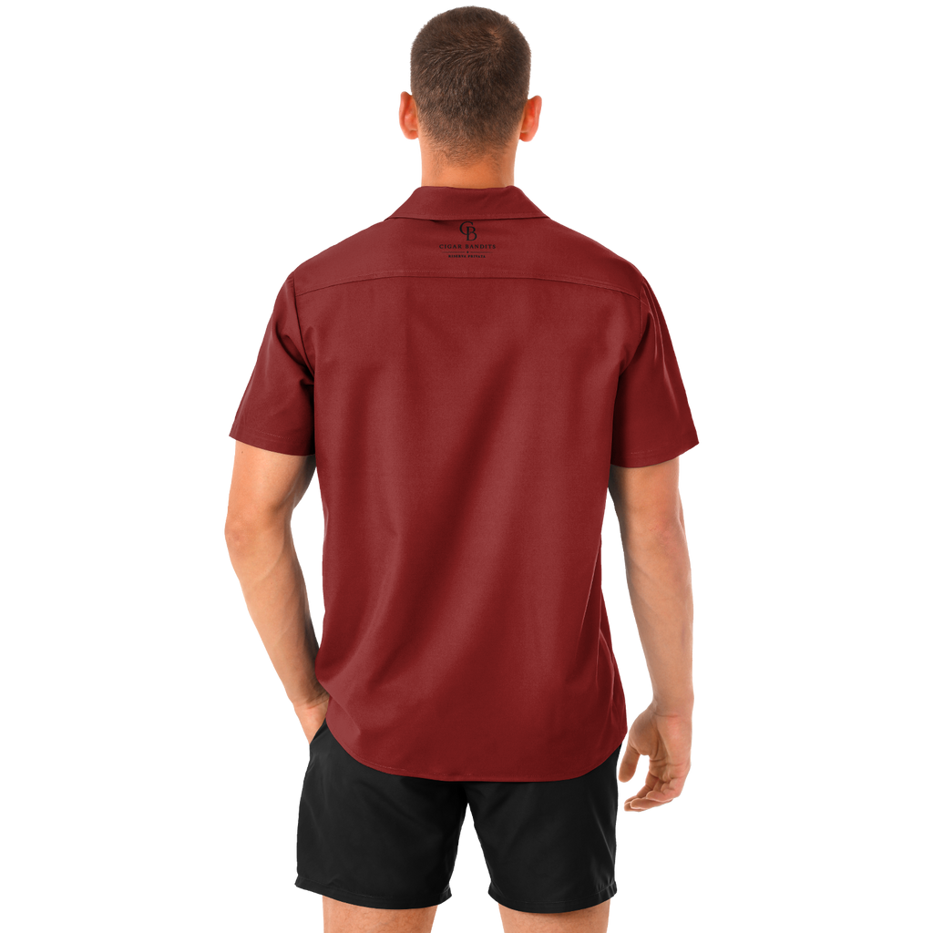 Retro Smoke no.25 - Red & Tan