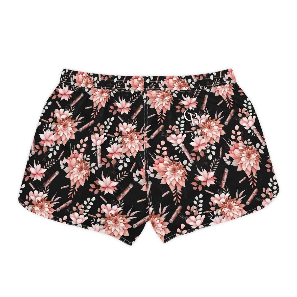 Capa Flora -  Pink & Black Lounge Shorts