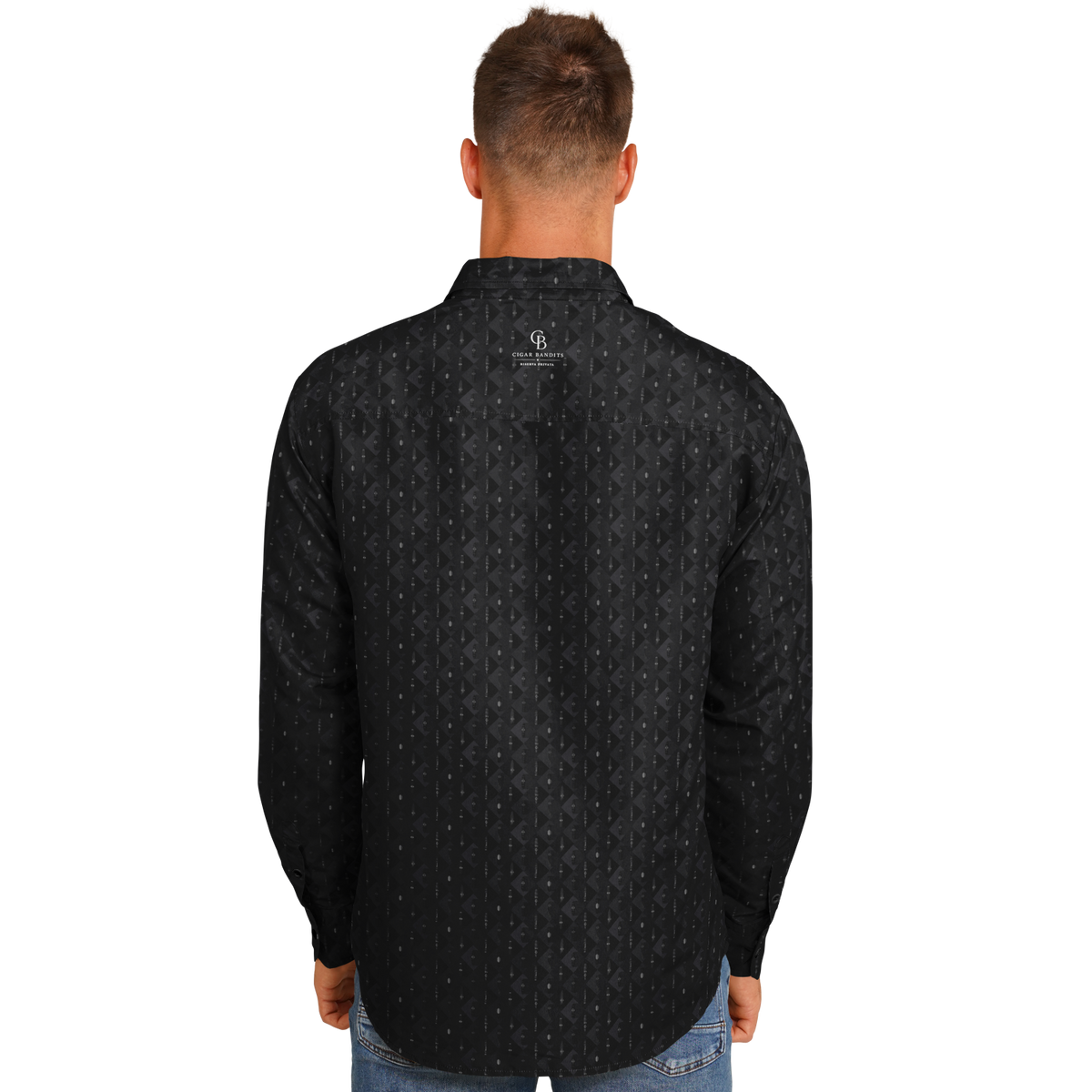 Grand Puro no.2 - Ombra - Long Sleeve Button Down Shirt