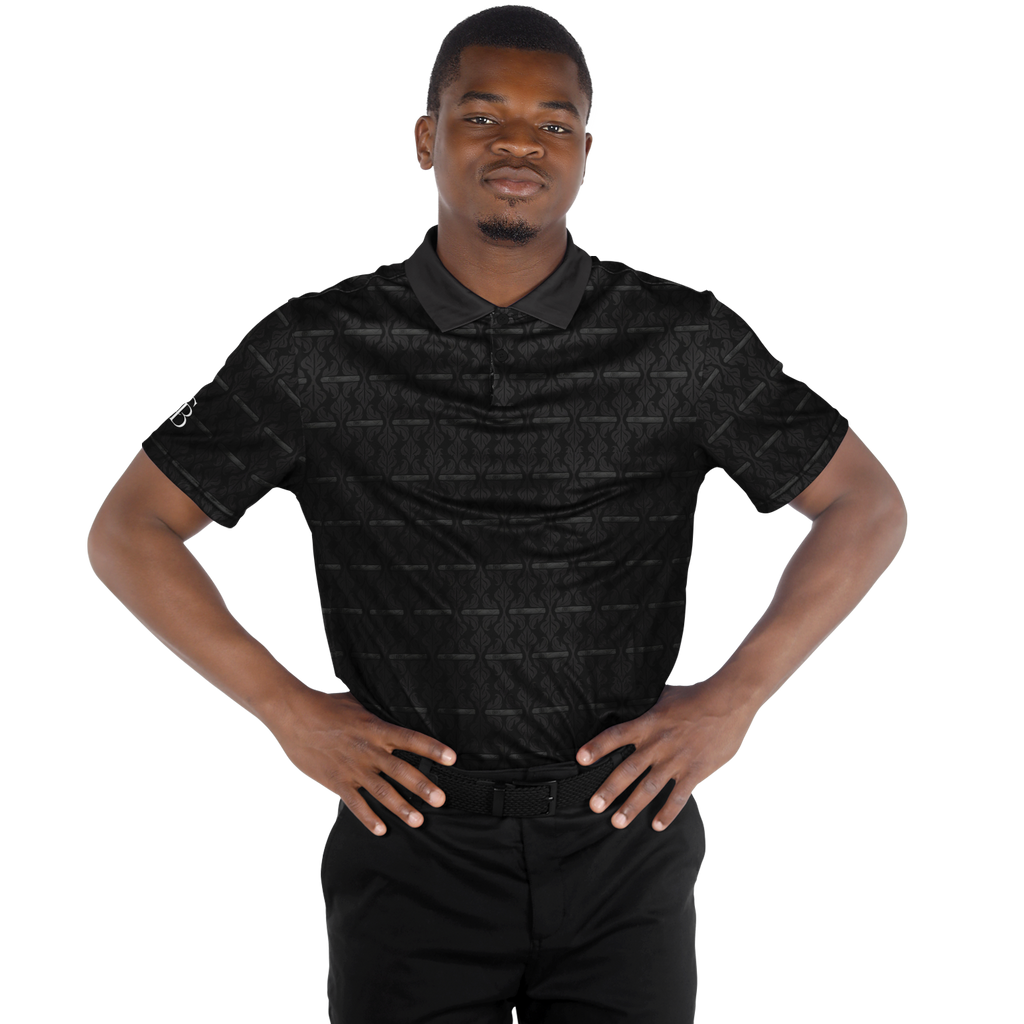 Maduro Floral Black - Polo Shirt