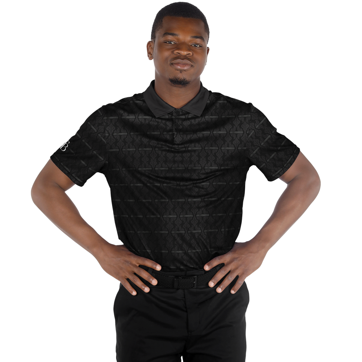 Maduro Floral Black - Polo Shirt