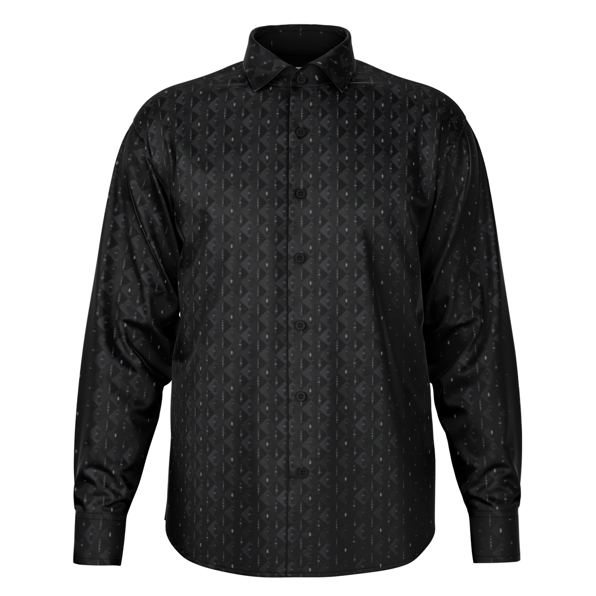 Grand Puro no.2 - Ombra - Long Sleeve Button Down Shirt