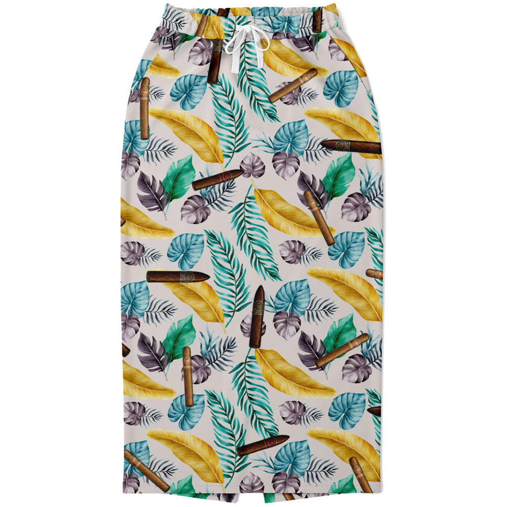 Capa Flora - Yellow Long Tropical Skirt