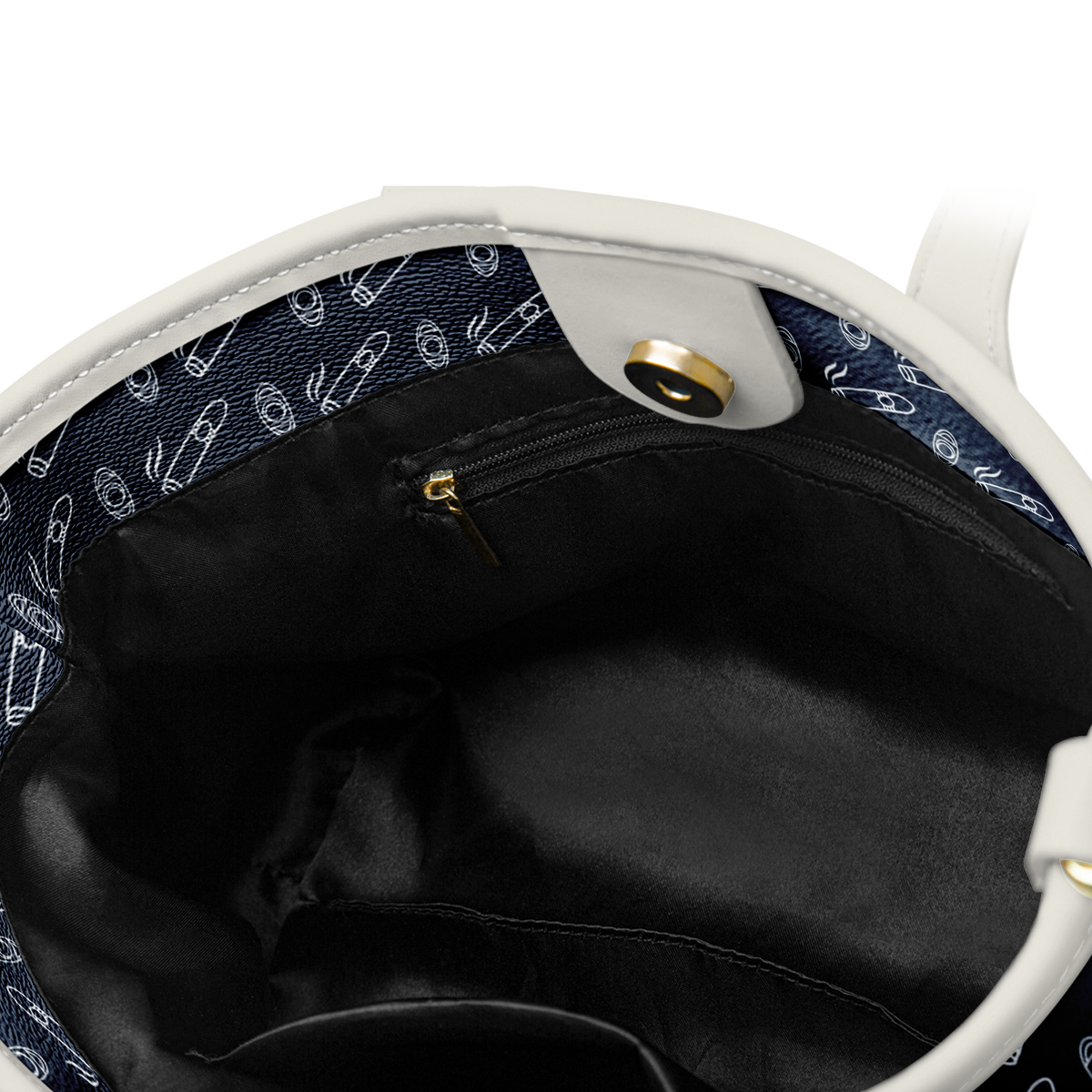 Yatch Smoke - Leather Tote Bag