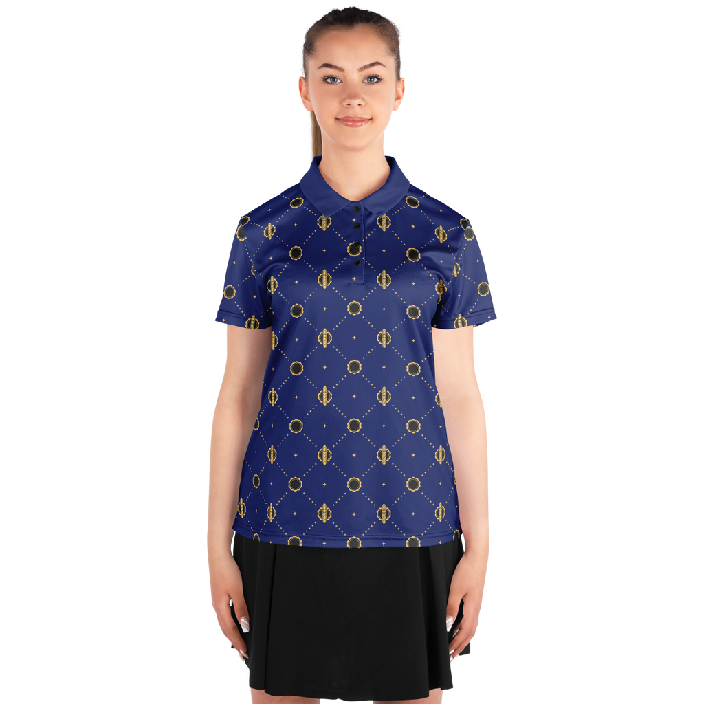 Viso Gold Link - Blue Polo Shirt