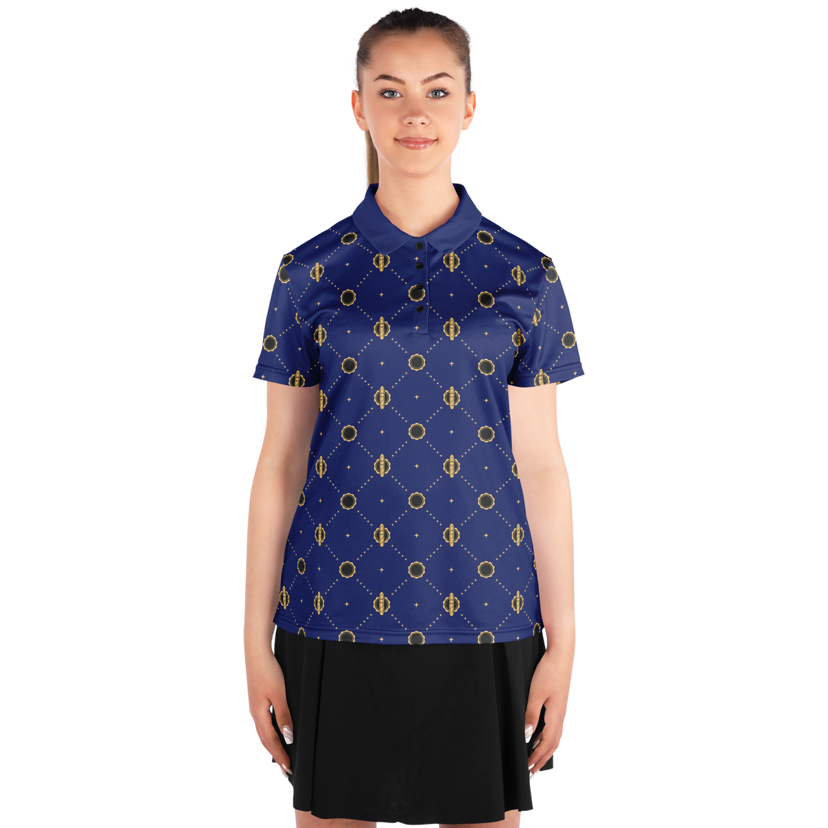 Viso Gold Link - Blue Polo Shirt