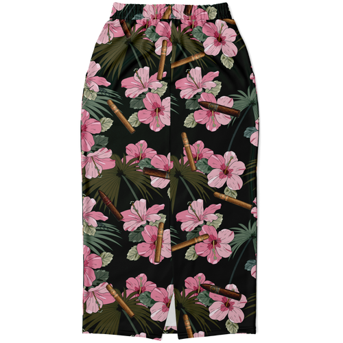 Capa Flora - Pink Long Tropical Skirt