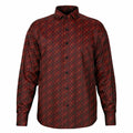 Grand Puro No.3 - Garnet Red - Long Sleeve Button Down Shirt