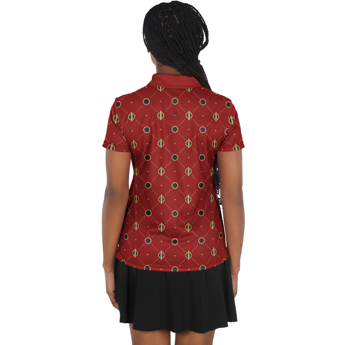 Viso Gold Link - Red Polo Shirt