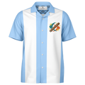 Retro Smoke no.4 - Sky Blue & White