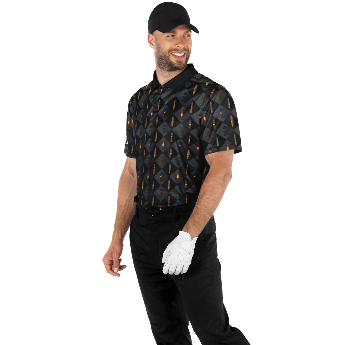 Grand Puro no.2 (Black & Tan) - Polo Shirt
