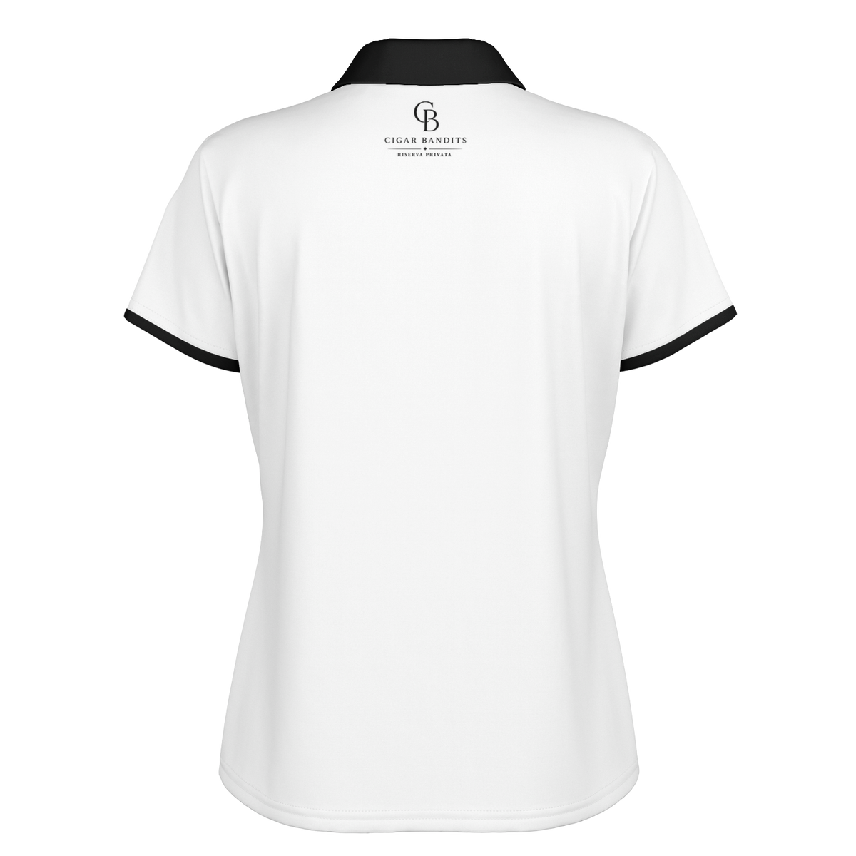 Seco - White & Black Crest - Polo Shirt