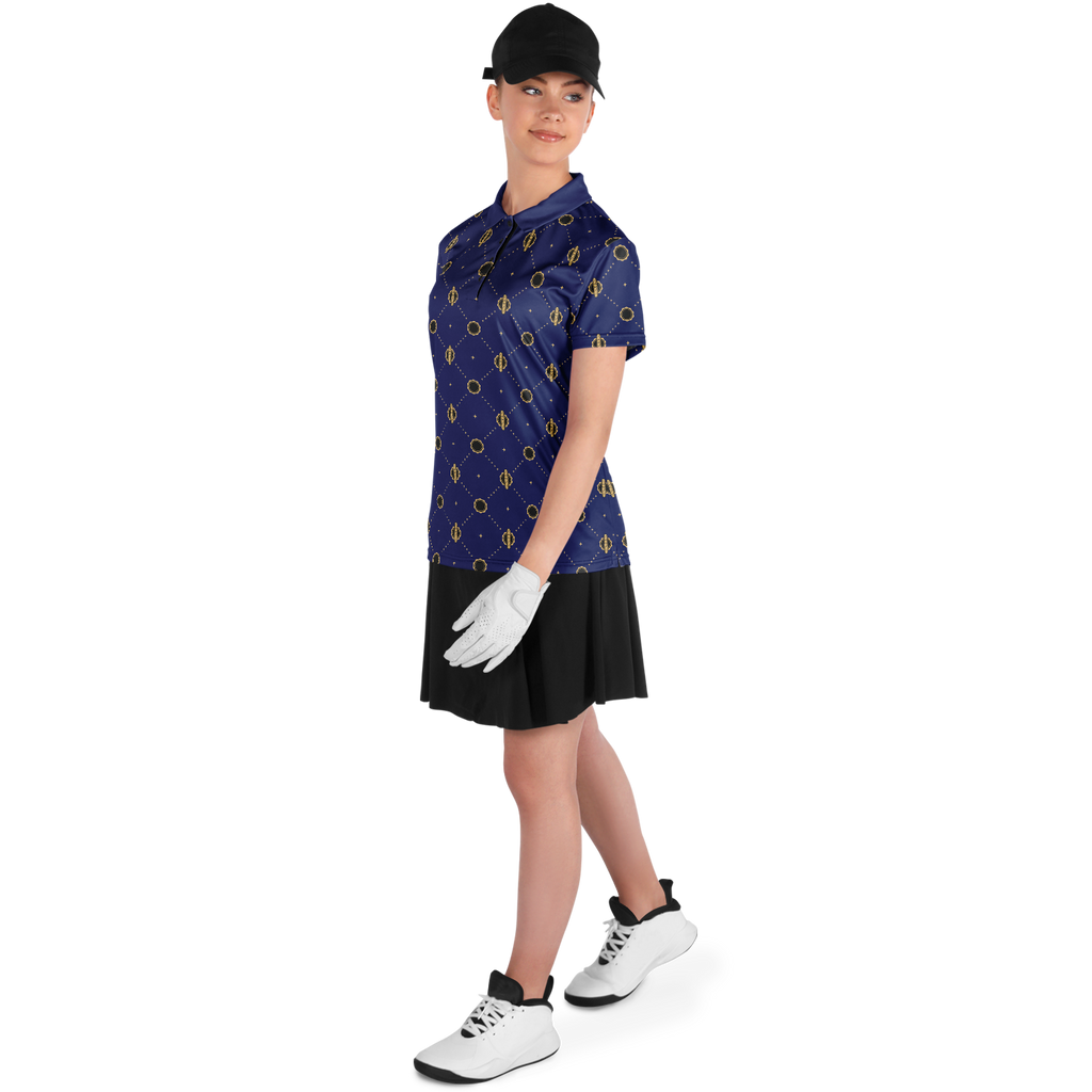 Viso Gold Link - Blue Polo Shirt