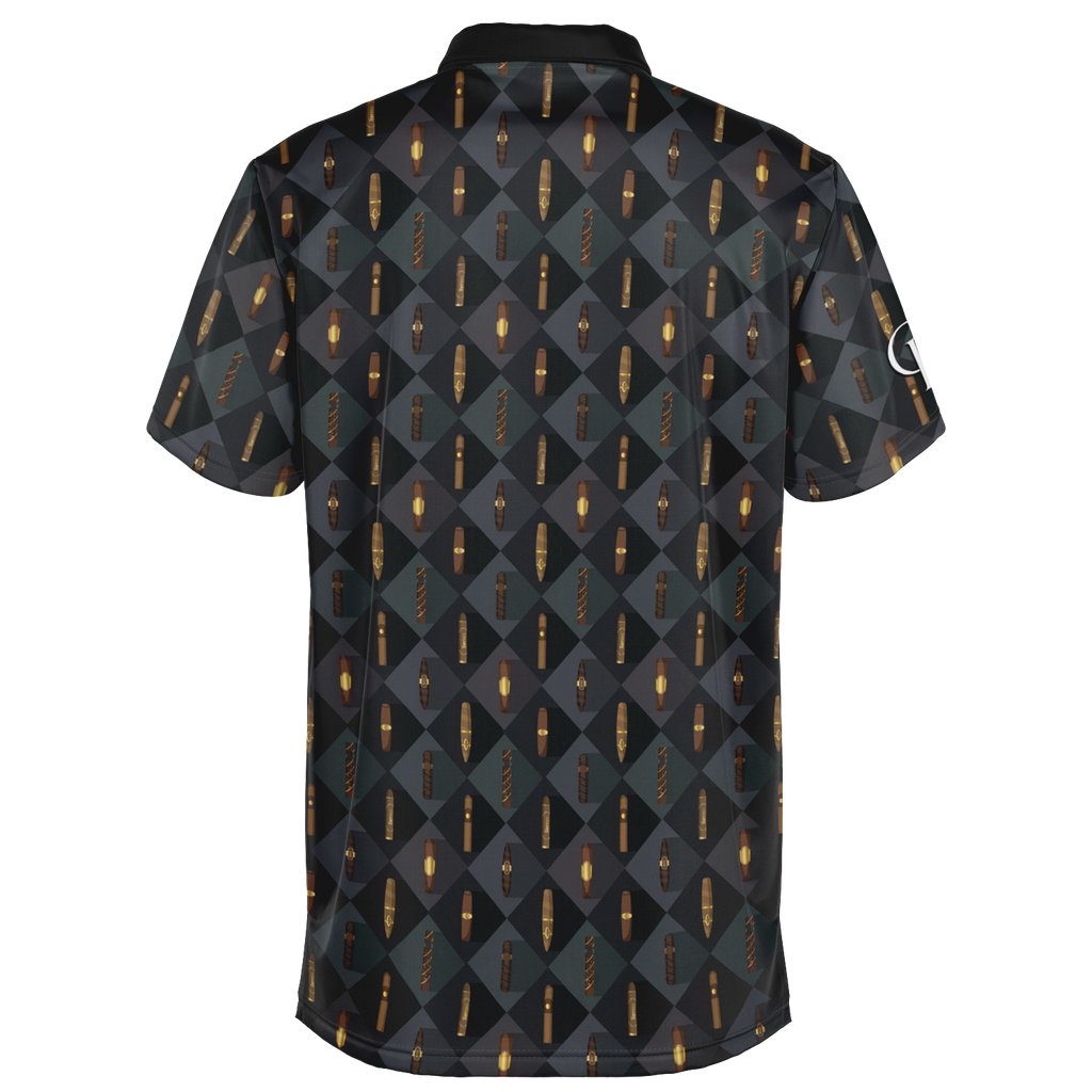 Grand Puro no.2 (Black & Tan) - Polo Shirt
