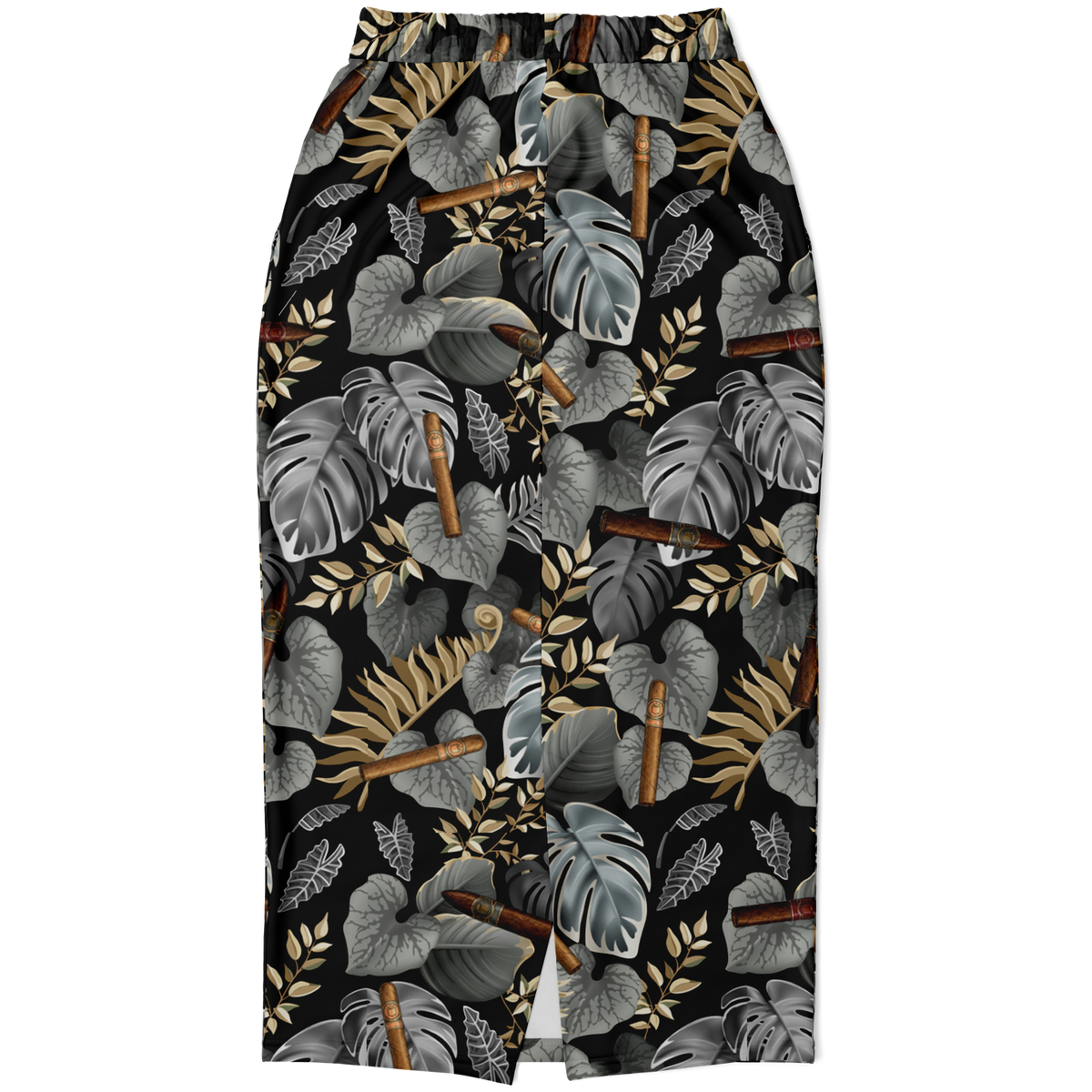 Capa Flora - Grey Long Tropical Skirt