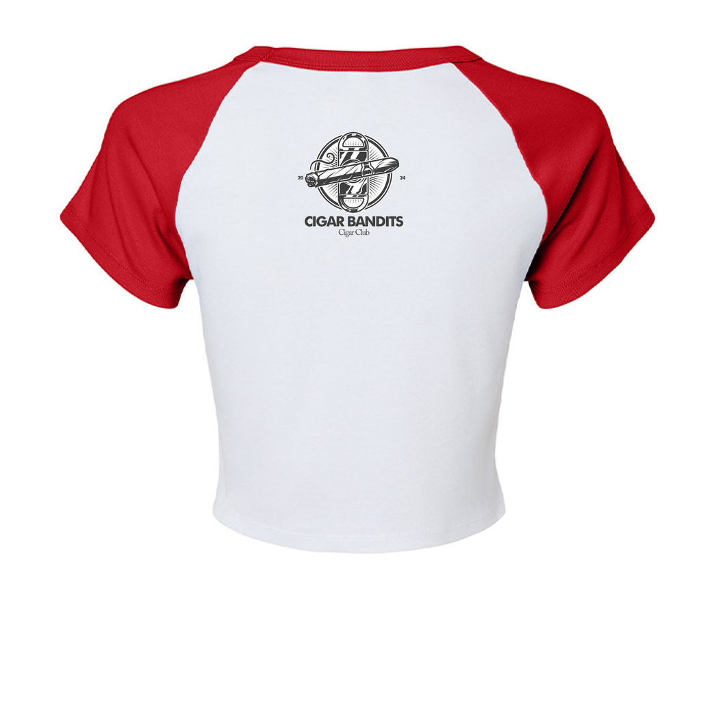 WHITE/ RED - BACK